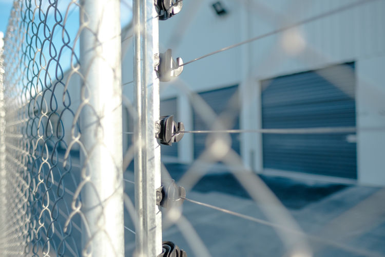 Looking through fence